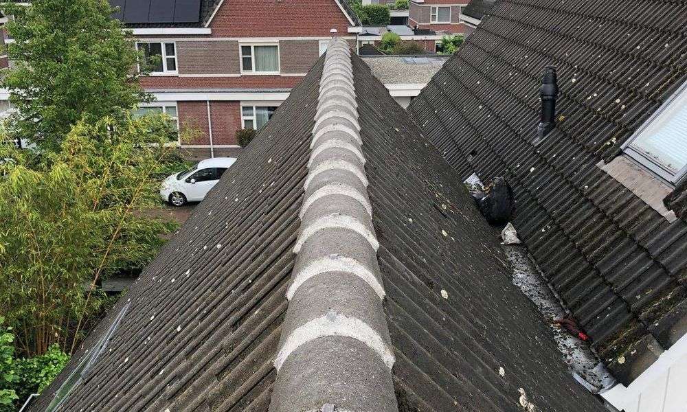 Repareren van nokvorsten in Hoogeveen
